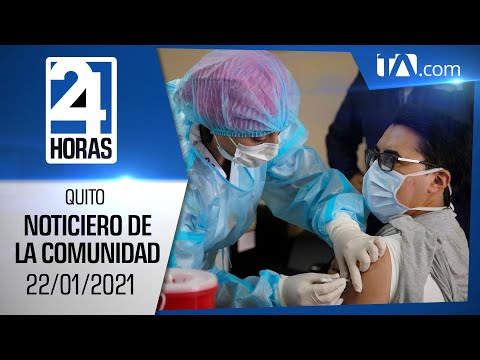 Noticias Ecuador: Noticiero 24 Horas, 22/01/2021 (De la Comunidad Primera Emisión)