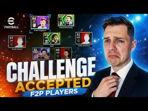 😱 Chat DARED me to use F2P Default Players in Divisions