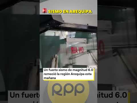 Sismo en Arequipa: Así se vivió en la cabina de Rpp Noticias