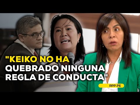 Giuliana Loza, abogada de Keiko Fujimori, celebra fallo judicial que niega su prisión preventiva