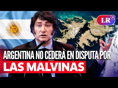 JAVIER MILEI afirma que ARGENTINA no renunciará a la soberanía sobre las ISLAS MALVINAS