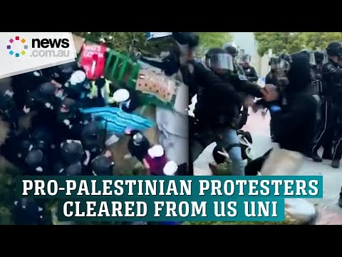 US police take back Uni from pro-Palestinian protesters