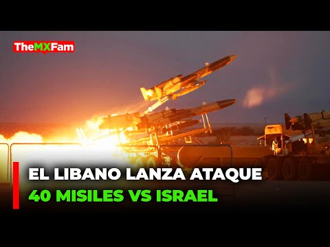 LIBANO LANZA MAS DE 40 COHETES CONTRA ISRAEL EN UN SOLO DIA | TheMXFam
