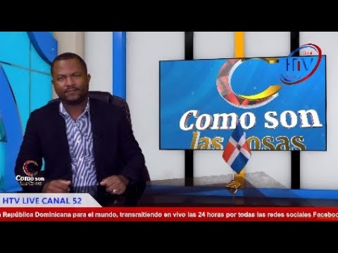 En el aire por #HTVLive Canal 52 el programa ''COMO SON LAS COSAS'' con Saulo Bisonó