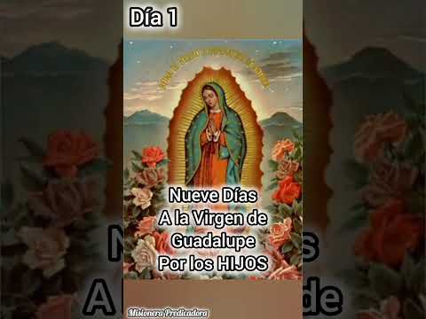 Virgen de Guadalupe Día 1 #virgenmaria #oracionporloshijos #oracioncatolica #oraciondelanoche  #fe