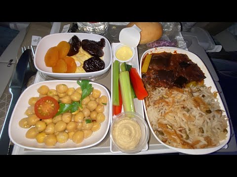 กินข้าวบนเครื่องบินกินอาหาร