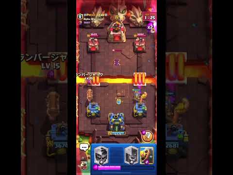 【クラロワ】ケツ攻城からの2週目攻城が最強すぎる #shorts #clashroyale #supercell