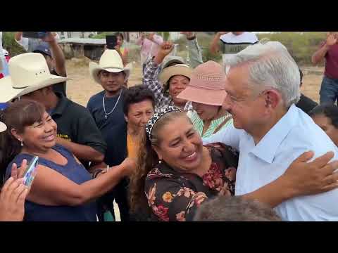 AMLO en el Pueblo de San Pedro Quilitongo en Asunción Nochixtlán, Oaxaca - 16 de Abril 2023