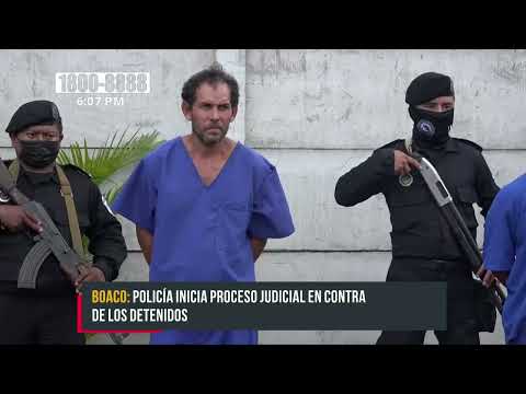 6 supuestos delincuentes a prisión por diversos delitos en Boaco - Nicaragua