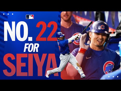 Seiya Suzuki LAUNChES HR No. 22 of the season!| 鈴木誠也22号放つ