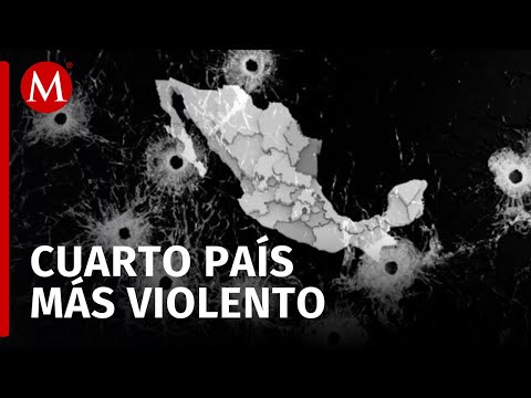 México, cuarto país más violento del mundo, impactante informe de ONG