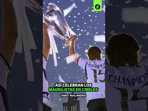 Así celebra en CIBELES el REAL MADRID tras ganar la CHAMPIONS LEAGUE | Depor
