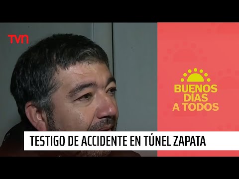 El relato de testigos en mortal accidente en túnel Zapata | Buenos días a todos