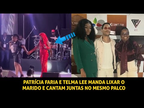 PATRÍCIA FARIA E TELMA LEE SE PERDOAM E APARECEM JUNTAS NO PALCO