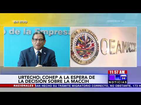 Sólo nos queda esperar qué deciden gobierno y OEA sobre la MACCIH : Cohep