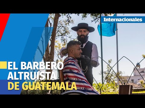 En Guatemala Pepe Barbero regala cortes para quienes no pueden pagar uno