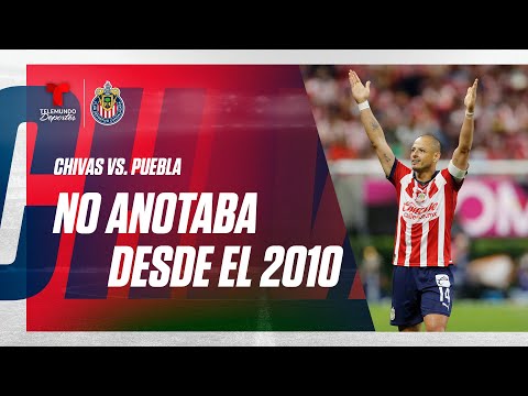 El primer gol de Chicharito y su gran desempeño ante Puebla | Telemundo Deportes
