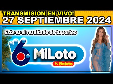 Resultado MI LOTO VIERNES 27 de septiembre 2024 #MiLoto #chance