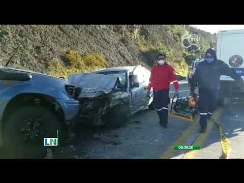 Se produjo un accidente de tránsito en la vía Cuenca-Loja