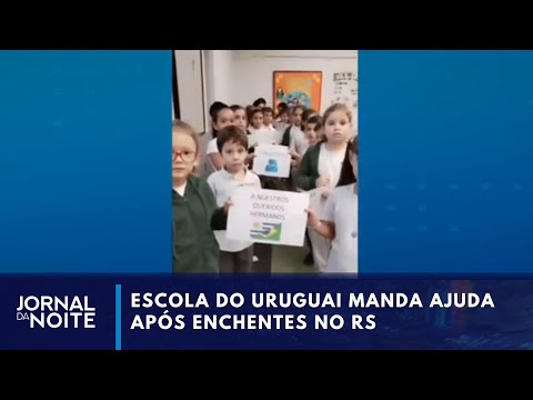 Onda de solidariedade em prol do RS chega a crianças do Uruguai