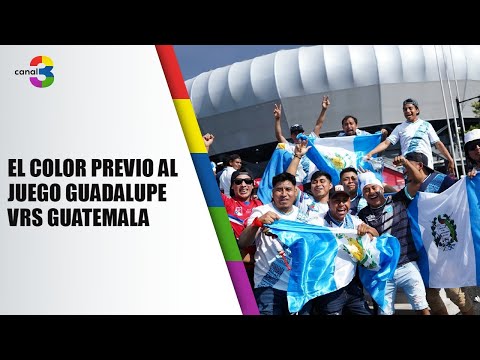 #CopaOro2023 El color previo al juego Guadalupe vrs Guatemala