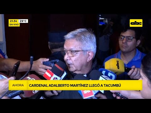 Cardenal Adalberto Martínez llegó a Tacumbú