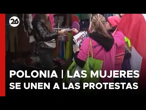 POLONIA | Las mujeres se unen a las protestas de agricultores