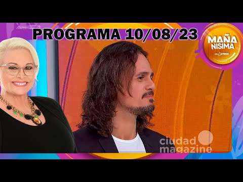 Mañanísima con Carmen- Programa del 10/08/23 - Nos visita Christian Sancho