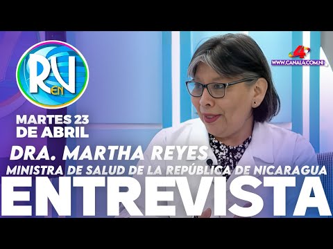 Doctora Martha Reyes, Ministra de Salud en la Revista En Vivo – 23 de abril del 2024