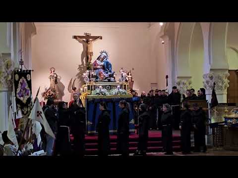 Semana Santa Segovia 2024. Procesión Virgen Angustias y Vía Matrix. ADEMAR Maristas 22/3/2024