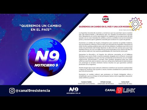 QUEREMOS UN CAMBIO EN EL PAÍS” - NOTICIERO 9