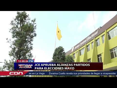 JCE aprueba alianza partidos para elecciones de mayo