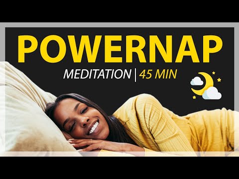 Powernap Meditation 45 Minuten deutsch | Mittagsschlaf Hypnose | Nickerchen