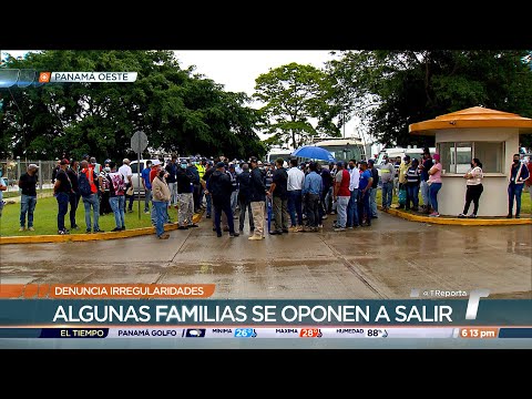 Inicia reubicación de familias que invadieron terrenos en La Chorrera