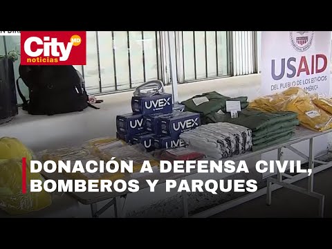 Cruz Roja colombiana recibió equipo vital del Gobierno de EE. UU. | CityTv