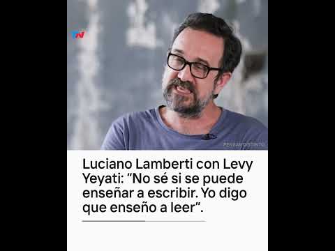 Soy un escritor de terror: Luciano Lamberti, mano a mano con Eduardo Levy Yeyati I #Shorts