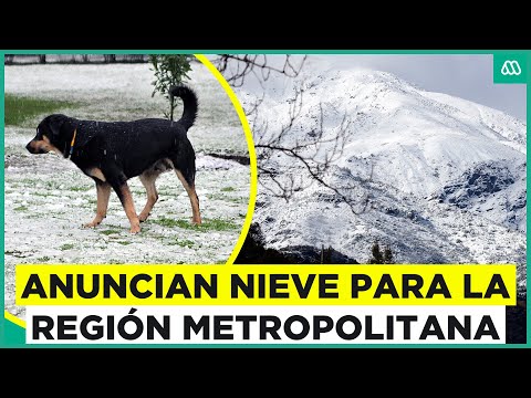 ¿Nevará en Santiago? La alerta meteorológica que preocupa a la Región Metropolitana