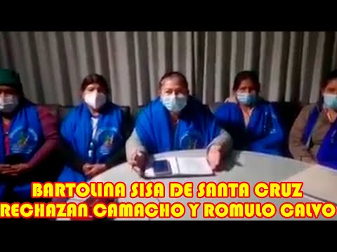 BARTOLINA SISA SE PRONUNCIAN CONTR4 LA COMISIÓN DE TIERRA DEL GOBERNADOR DE SANTA CRUZ...