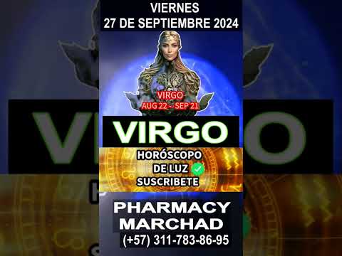 Horóscopo Diario - Virgo - 27 de Septiembre de 2024. #shorts