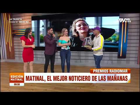 Premios Radiomar: ATV Noticias Matinal es premiado como el mejor noticiero de las mañanas