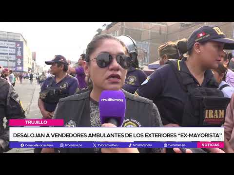 Trujillo: Desalojan a vendedores ambulantes de los exteriores “Ex Mayorista”