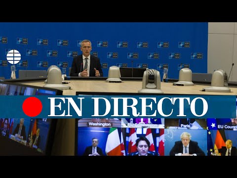 DIRECTO GUERRA | Rueda de prensa de la OTAN, Boris Johnson y Andrzej Duda