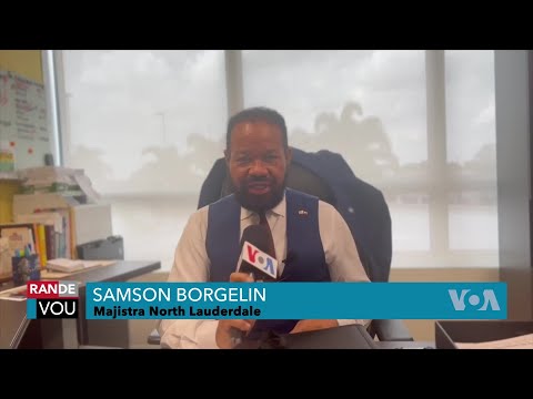 Majistra North Lauderdale Samson Borgelin Reyaji Sou Kriz Ayiti