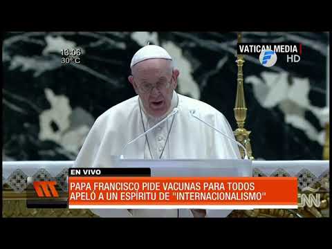 Papa Francisco pide vacunas para todos en su bendición Urbi et orbi