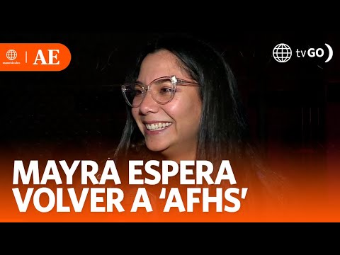 Mayra Couto espera volver a ‘Al fondo hay sitio’ | América Espectáculos (HOY)