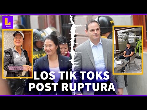 Keiko Fujimori y Mark Vito aumentan actividad en redes sociales tras ruptura