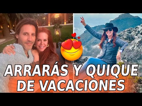 María Celeste Arrarás de VACACIONES con su AMIGO Quique Usales