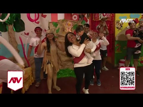 Familia ganadora del concurso Píntate de rojo y blanco de ATV recibe increíble premio
