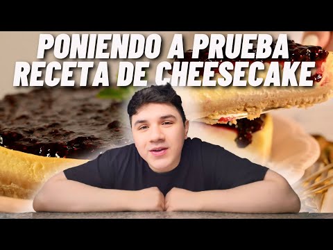 PONIENDO A PRUEBA RECETA DE CHEESECAKE