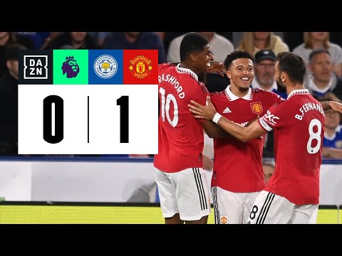 Leicester vs Manchester United (0-1) | Resumen y goles | Highlights Premier League